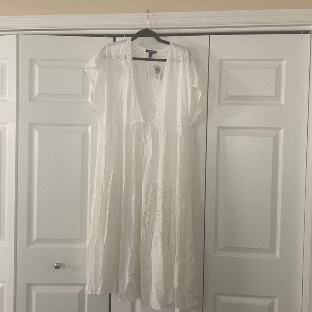 Gorgeous Torrid Eyelet Maxi Kimono